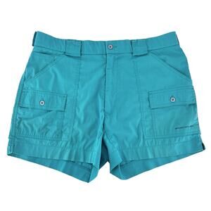 90s Vintage Teal Sportif USA 7pocket Cargo Shorts 1990s Size 36